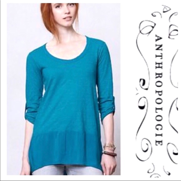 Anthropologie Tops - 💕SALE💕Anthropologie Left of Center Blue Top